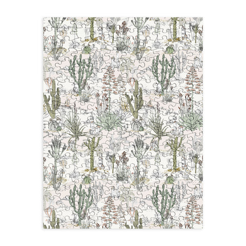 DESIGN dannick whimsical cactus landscape airy Puzzle