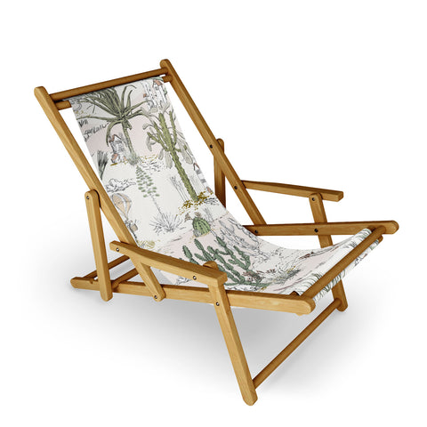 DESIGN dannick whimsical cactus landscape airy Sling Chair
