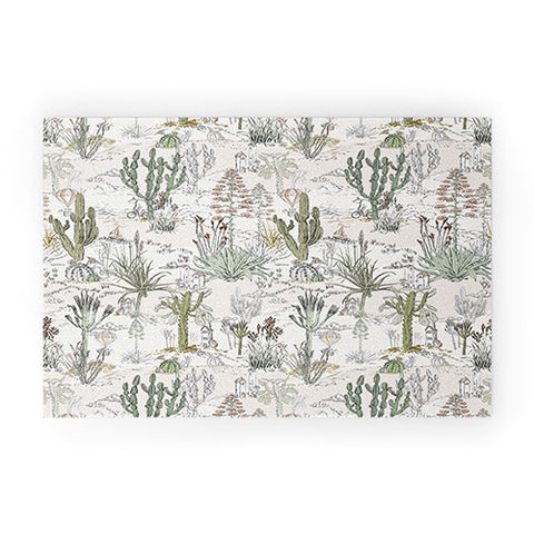 DESIGN d´annick whimsical cactus landscape airy Welcome Mat
