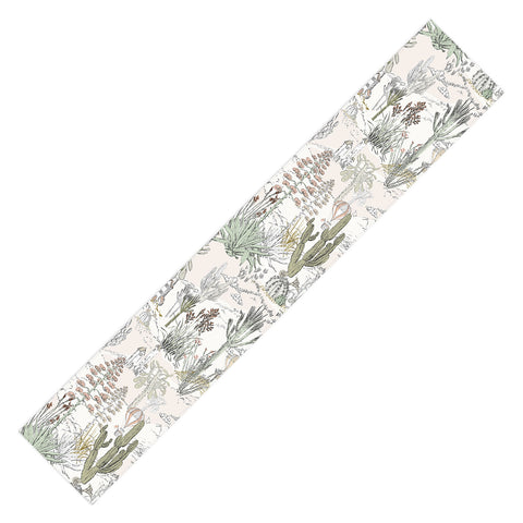 DESIGN d´annick whimsical cactus landscape airy Table Runner