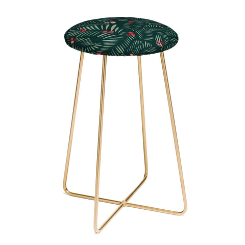 DESIGN dannick winter christmas time green Counter Stool