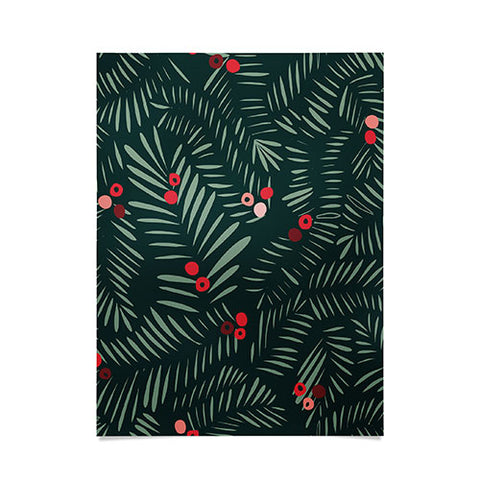 DESIGN dannick winter christmas time green Poster