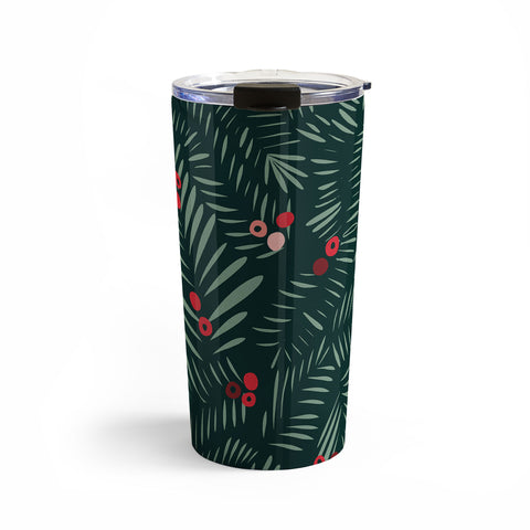 DESIGN dannick winter christmas time green Travel Mug