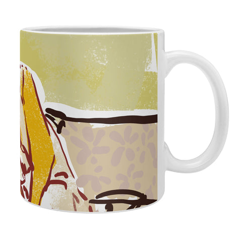 DESIGN dannick Woman sitting on sofa Coffee Mug