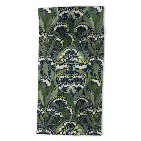 DESIGN dannick Wonderful poisonous lily Beach Towel