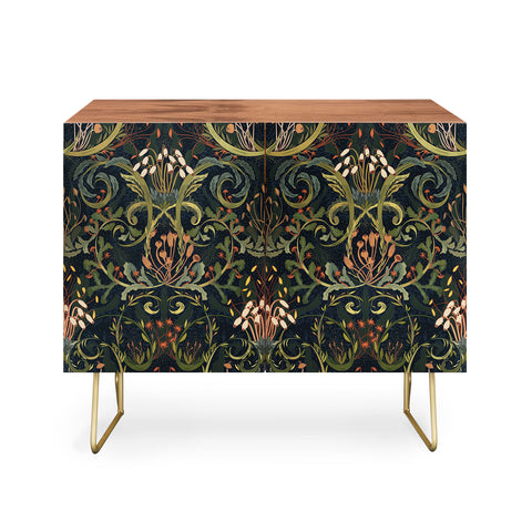 DESIGN dannick Woodland moss dark Credenza