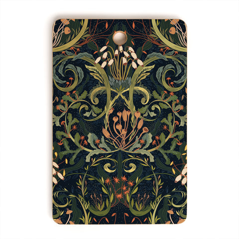 DESIGN dannick Woodland moss dark Cutting Board Rectangle