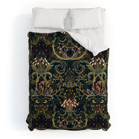 DESIGN dannick Woodland moss dark Duvet Cover