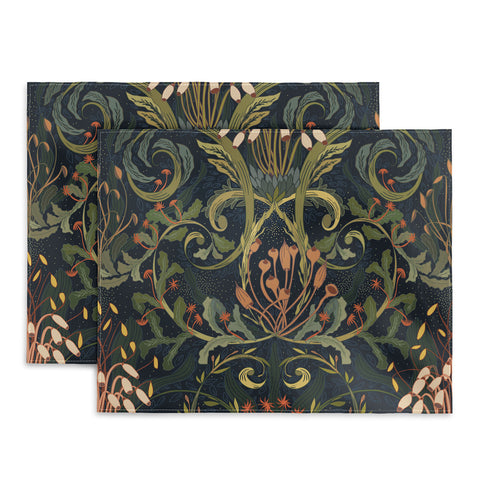 DESIGN dannick Woodland moss dark Placemat