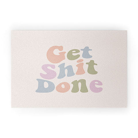DirtyAngelFace Get Shit Done Welcome Mat
