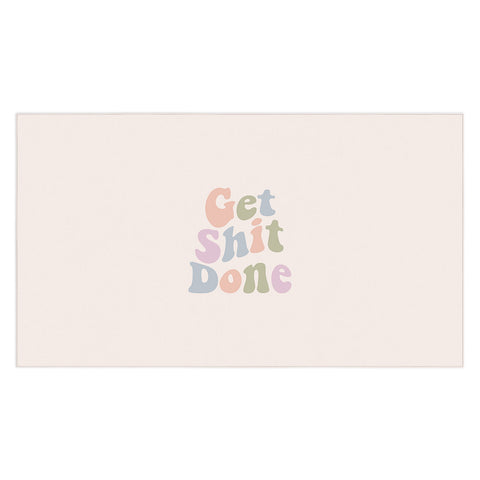 DirtyAngelFace Get Shit Done Tablecloth