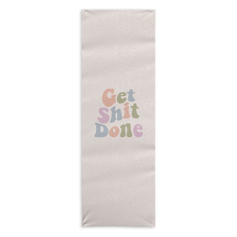 DirtyAngelFace Get Shit Done Yoga Towel