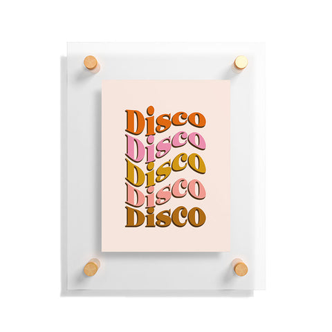 DirtyAngelFace Groovy Disco Disco Floating Acrylic Print
