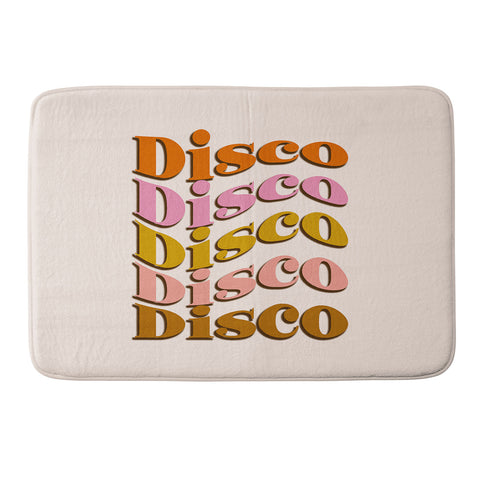 DirtyAngelFace Groovy Disco Disco Memory Foam Bath Mat