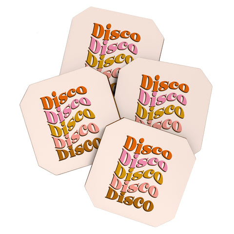 DirtyAngelFace Groovy Disco Disco Coaster Set