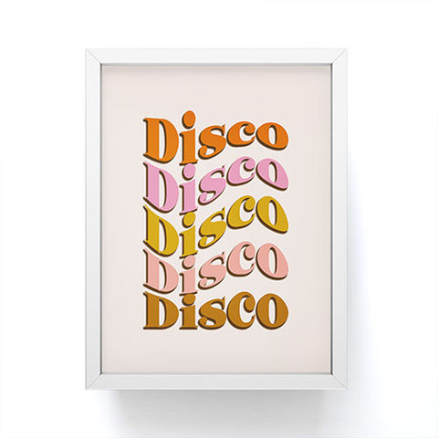 DirtyAngelFace Groovy Disco Disco Framed Mini Art Print