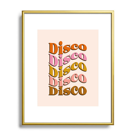 DirtyAngelFace Groovy Disco Disco Metal Framed Art Print
