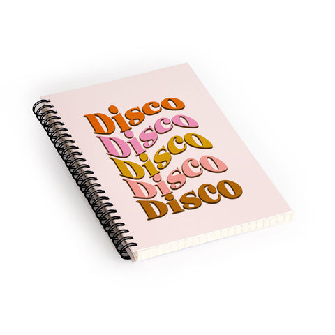 DirtyAngelFace Groovy Disco Disco Spiral Notebook