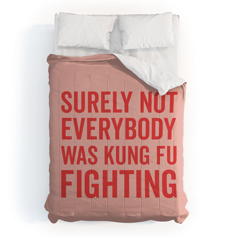 DirtyAngelFace Kung Fu Fighting Comforter
