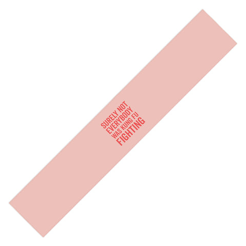 DirtyAngelFace Kung Fu Fighting Table Runner