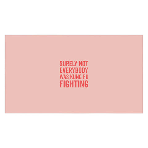 DirtyAngelFace Kung Fu Fighting Tablecloth