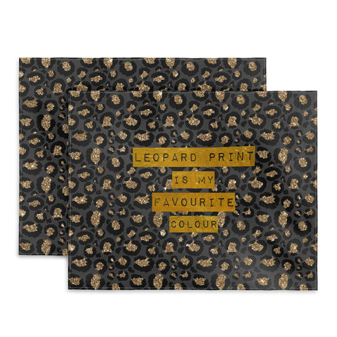 DirtyAngelFace Leopard Print Is My Favourite Placemat