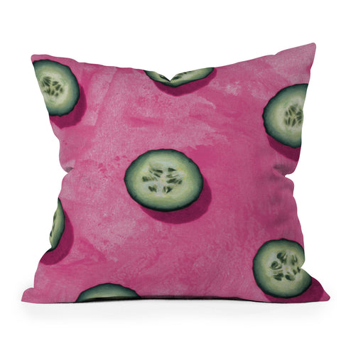 Djaheda Richers Fruit 8 Outdoor Throw Pillow