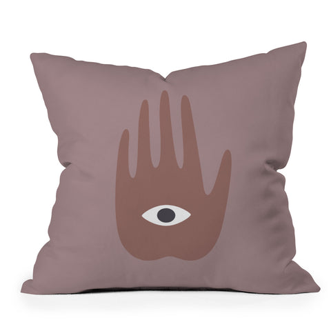 Djaheda Richers Hamsa II Outdoor Throw Pillow