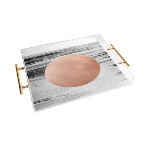 Djaheda Richers Rose gold Acrylic Tray