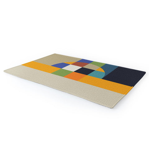 Dominique Vari Words Bauhaus Abstract Eclipse Area Rug