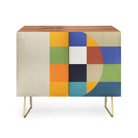 Dominique Vari Words Bauhaus Abstract Eclipse Credenza