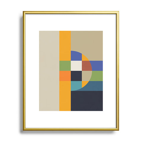 Dominique Vari Words Bauhaus Abstract Eclipse Metal Framed Art Print