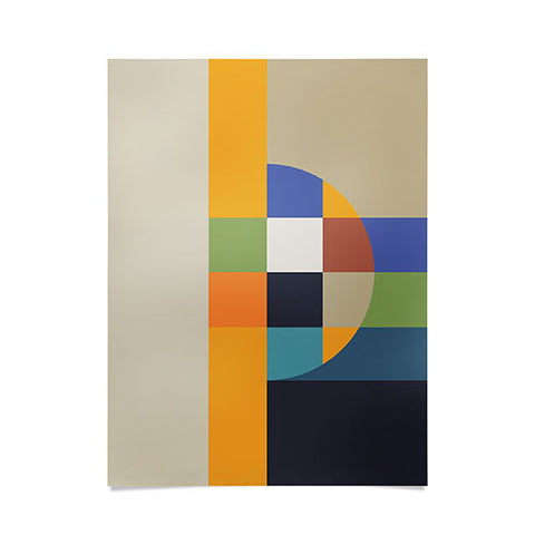 Dominique Vari Words Bauhaus Abstract Eclipse Poster