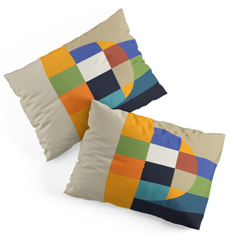 Dominique Vari Words Bauhaus Abstract Eclipse Pillow Shams