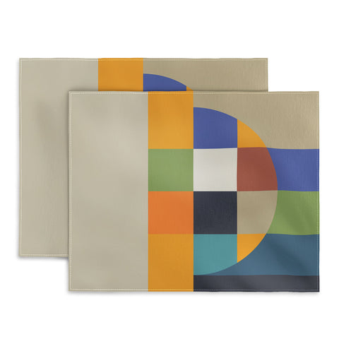 Dominique Vari Words Bauhaus Abstract Eclipse Placemat