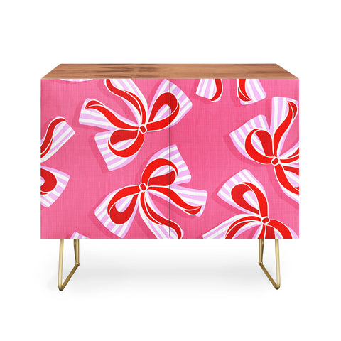 Dominique Vari Words Ditsy Kitsch Ribbons and bows Credenza