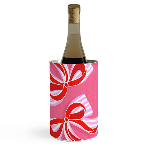 Dominique Vari Words Ditsy Kitsch Ribbons and bows Wine Chiller