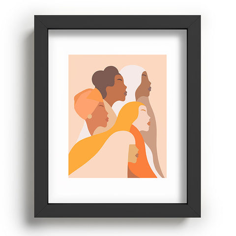 Dominique Vari Words Girl Power Strong Women Recessed Framing Rectangle