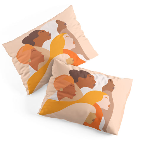 Dominique Vari Words Girl Power Strong Women Pillow Shams