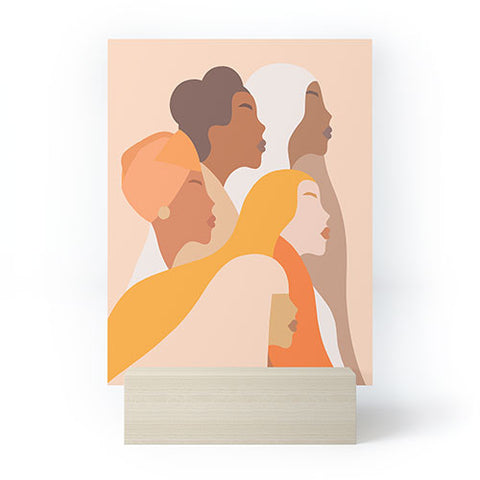 Dominique Vari Words Girl Power Strong Women Mini Art Print