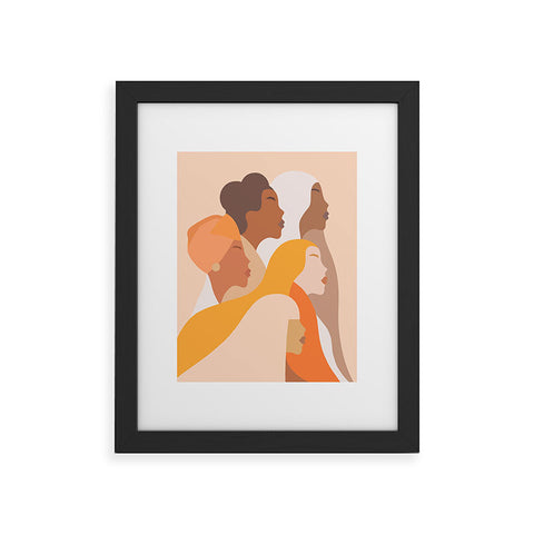 Dominique Vari Words Girl Power Strong Women Framed Art Print
