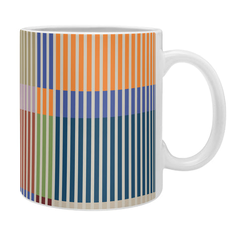 Dominique Vari Words Linear Bauhaus Pattern 3 Coffee Mug