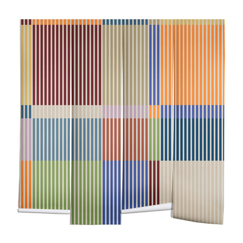 Dominique Vari Words Linear Bauhaus Pattern 3 Wall Mural