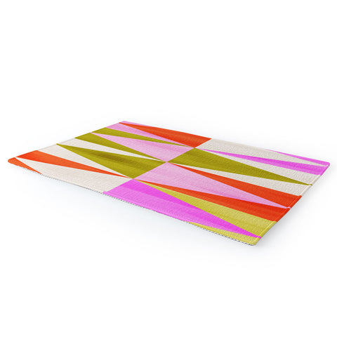 Dominique Vari Words Mid Mod Diamond Pattern 1 Area Rug