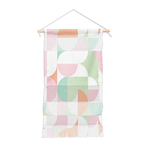 Dominique Vari Words MidMod geometric dots and shapes Wall Hanging Portrait