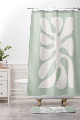 Dominique Vari Words Minimal Abstract Matisse Shower Curtain And Mat