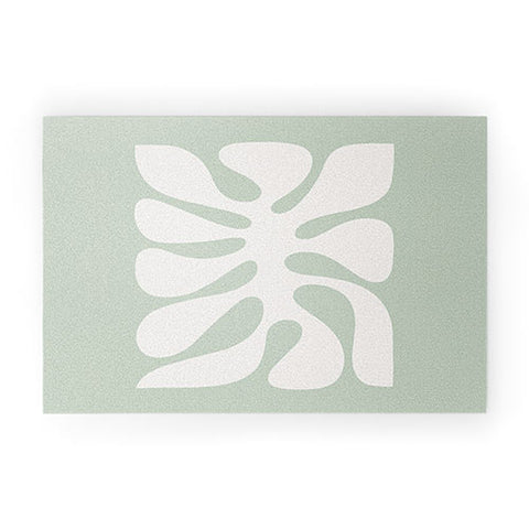 Dominique Vari Words Minimal Abstract Matisse Welcome Mat