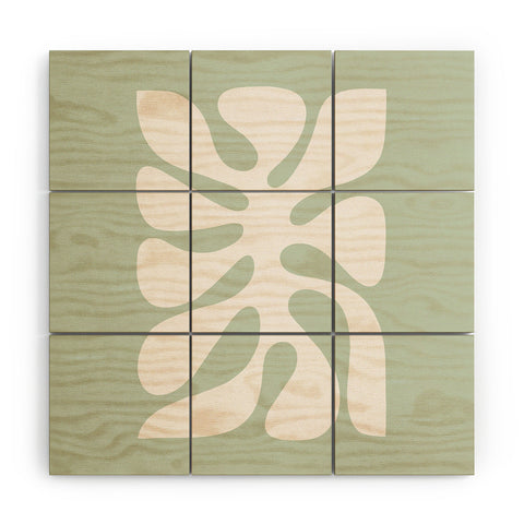 Dominique Vari Words Minimal Abstract Matisse Wood Wall Mural