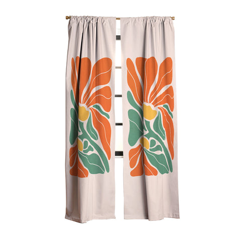 Dominique Vari Words Modern Boho Art Nouveau Floral Blackout Non Repeat