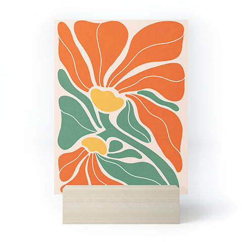 Dominique Vari Words Modern Boho Art Nouveau Floral Mini Art Print